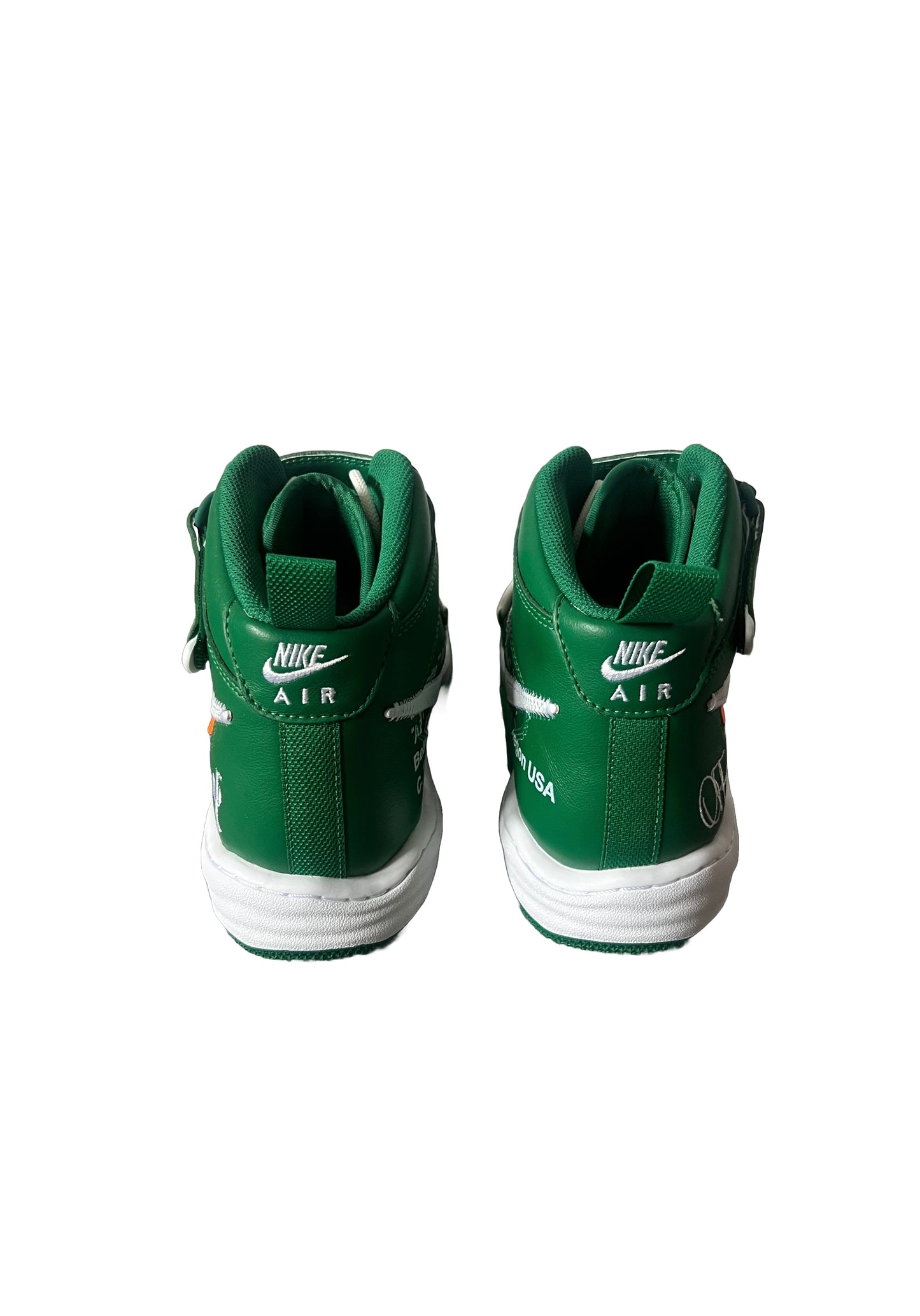 NIKE AIR FORCE 1 MID X OFF-WHITE PINE GREEN