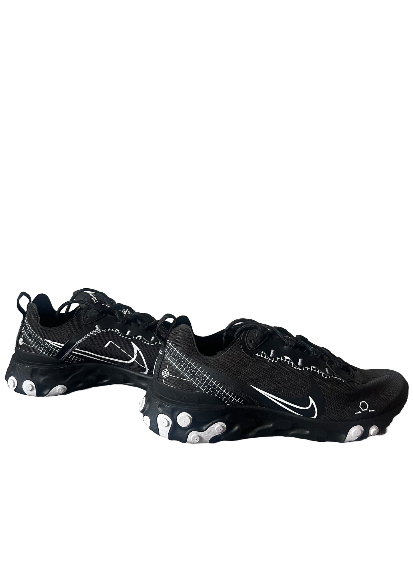 Nike React Element 55 'Reverse Schematic - Black' CU3009-001