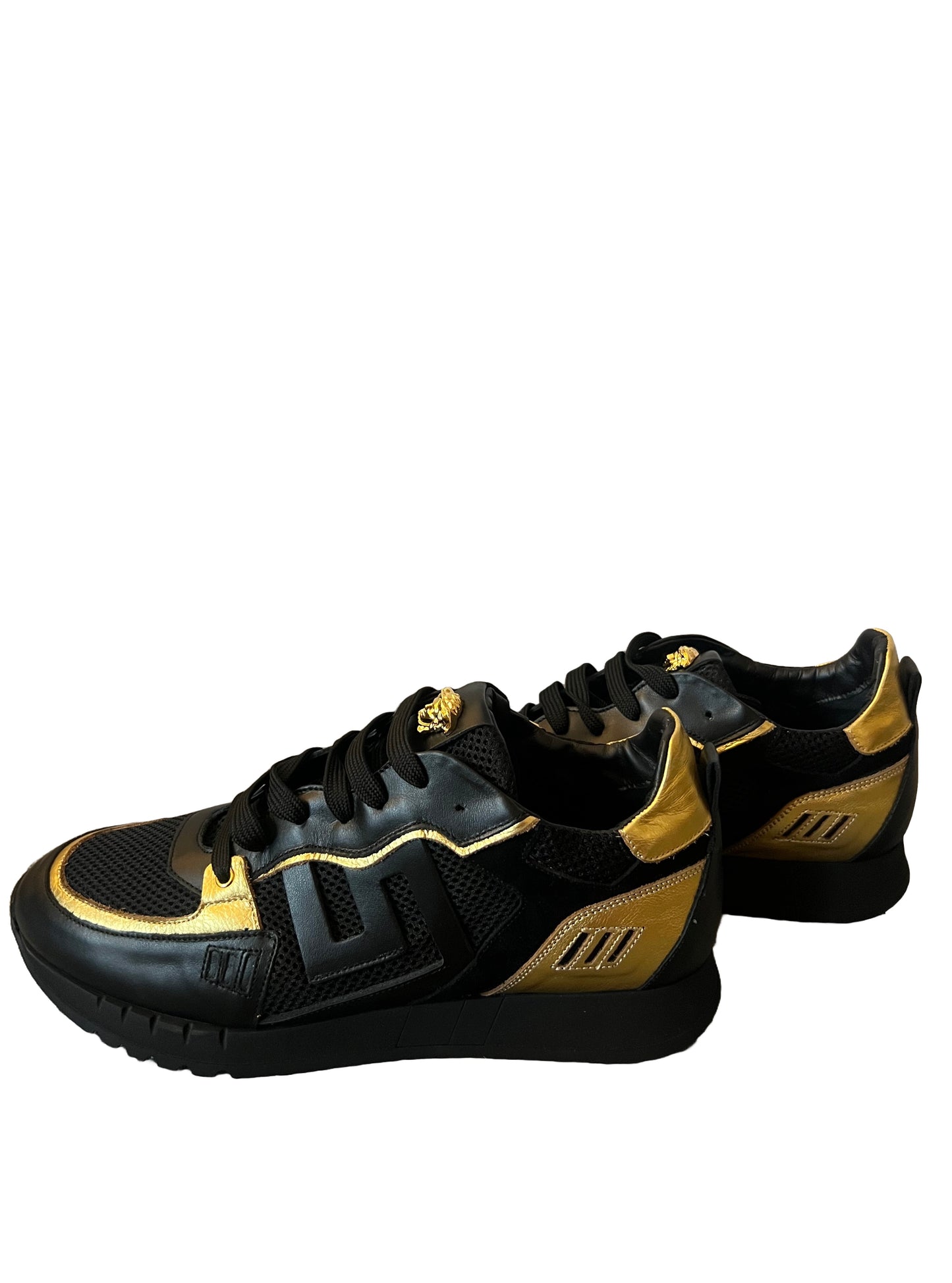 VERSACE GREEK KEY SNEAKERS - BLKGLD