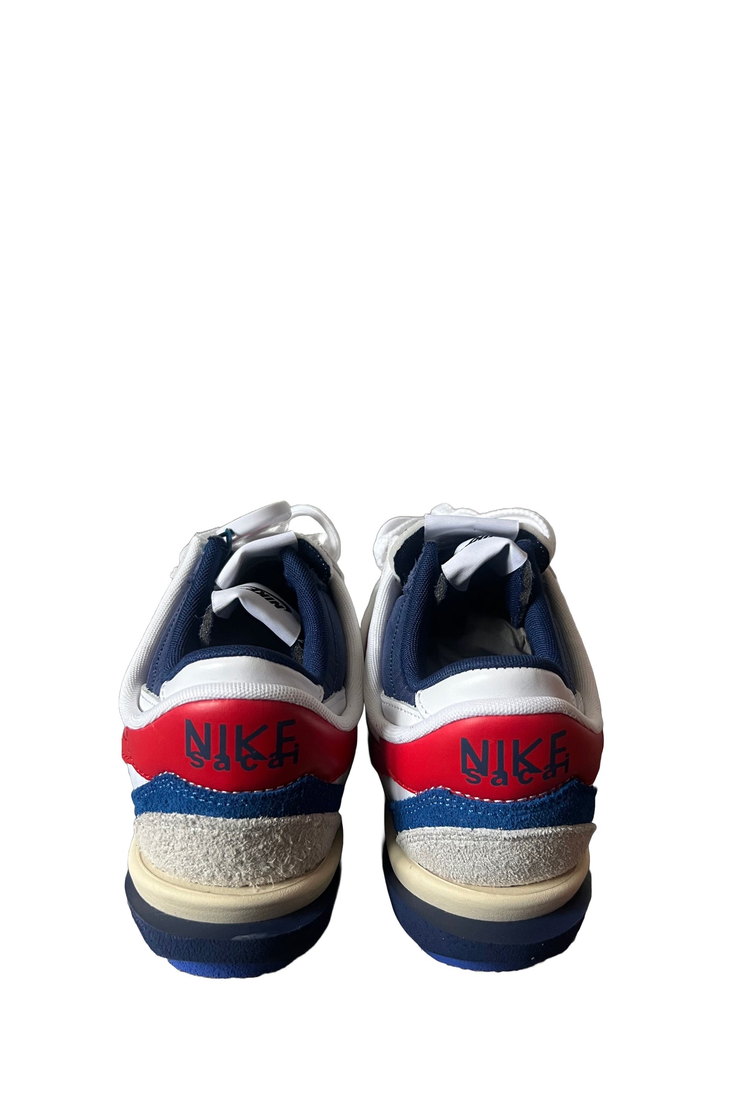 NIKE CORTEZ 4.0 X SACAI WHITE UNIVERSITY RED BLUE