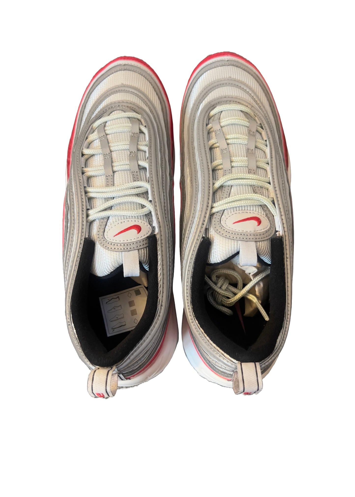 Nike Air Max 97 Pure Platinum University Red