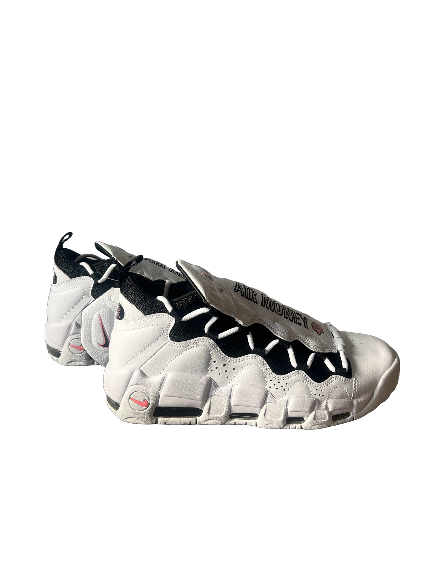 Nike Air More Money White Black Coral Chalk