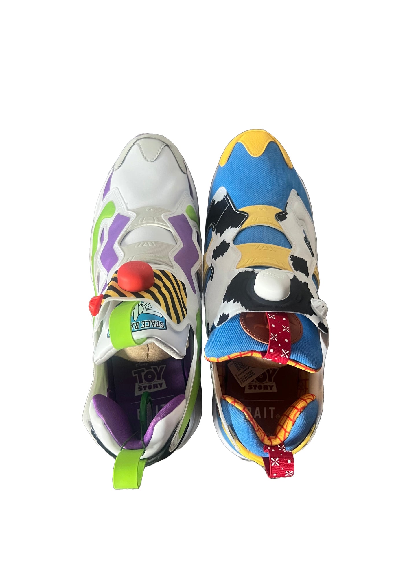 Reebok Toy Story 4 x BAIT x InstaPump Fury OG Mixed 'Woody and Buzz' EG7834