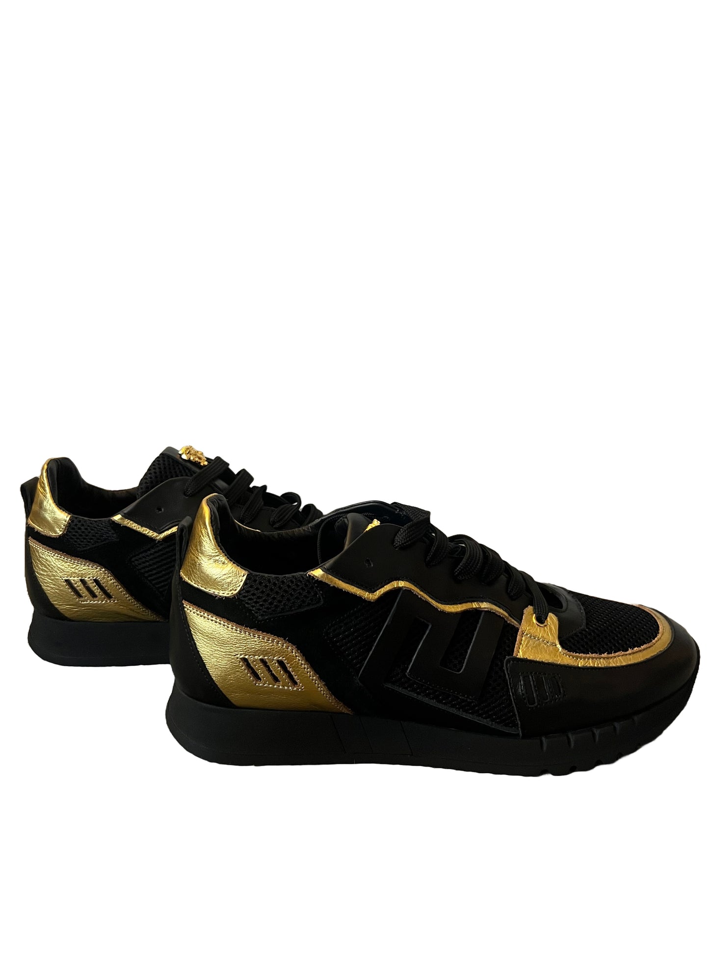 VERSACE GREEK KEY SNEAKERS - BLKGLD