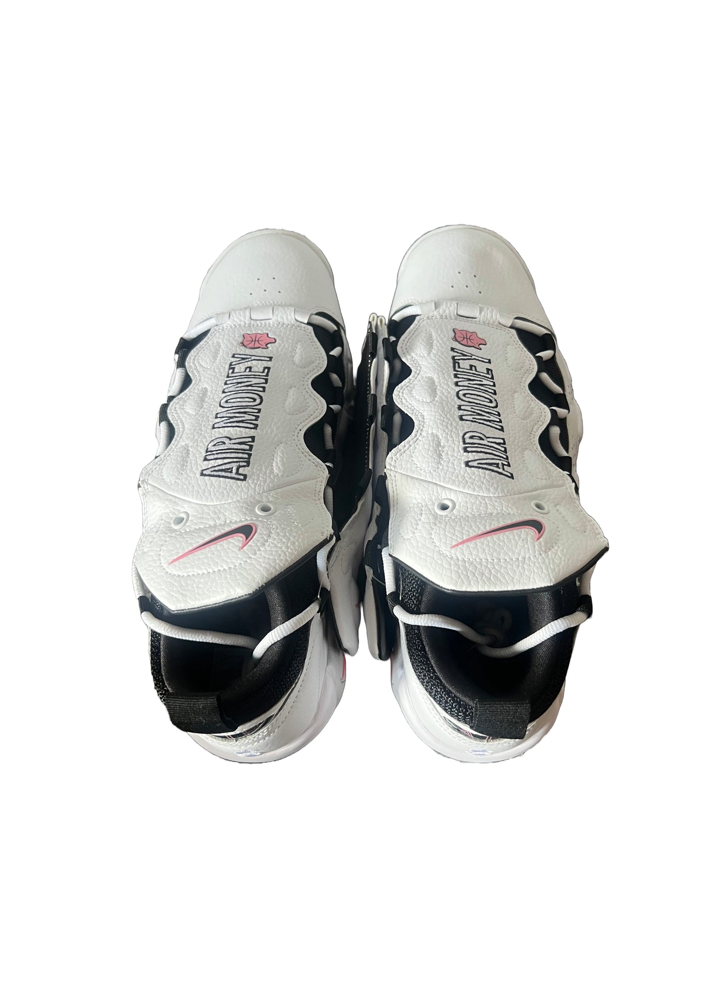Nike Air More Money White Black Coral Chalk
